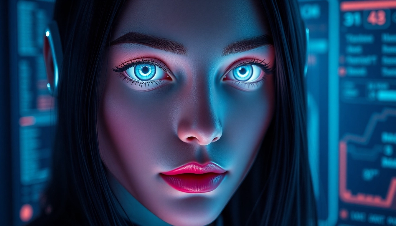 AI girlfriend engaging in a realistic unfiltered NSFW chat, showcasing emotional and spicy interactions on a sleek digital device for user privacy.