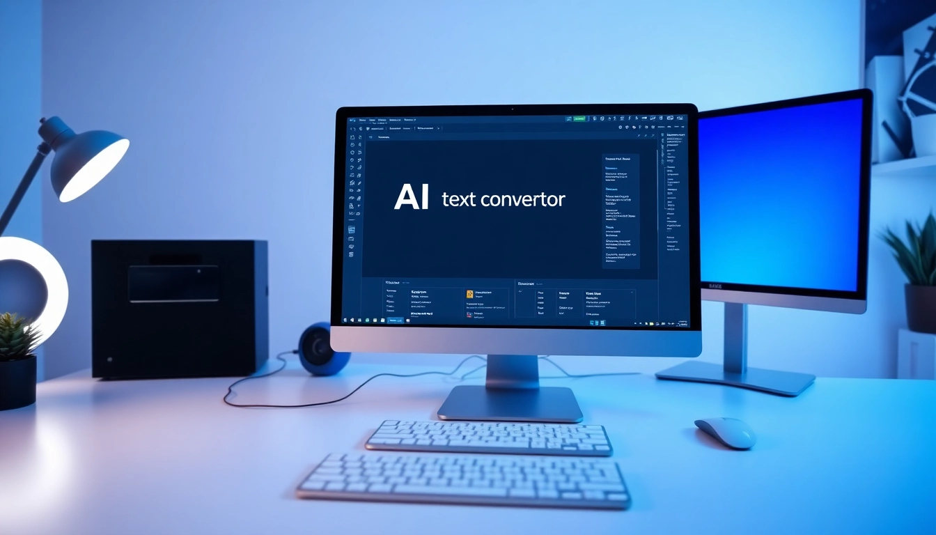 Professional using AI text converter tools to humanize AI generated content for seamless editing